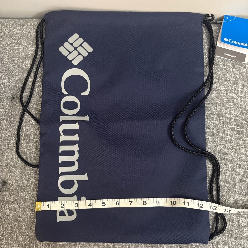 Columbia Dark Blue Drawstring Backpack - Picture 3 of 4